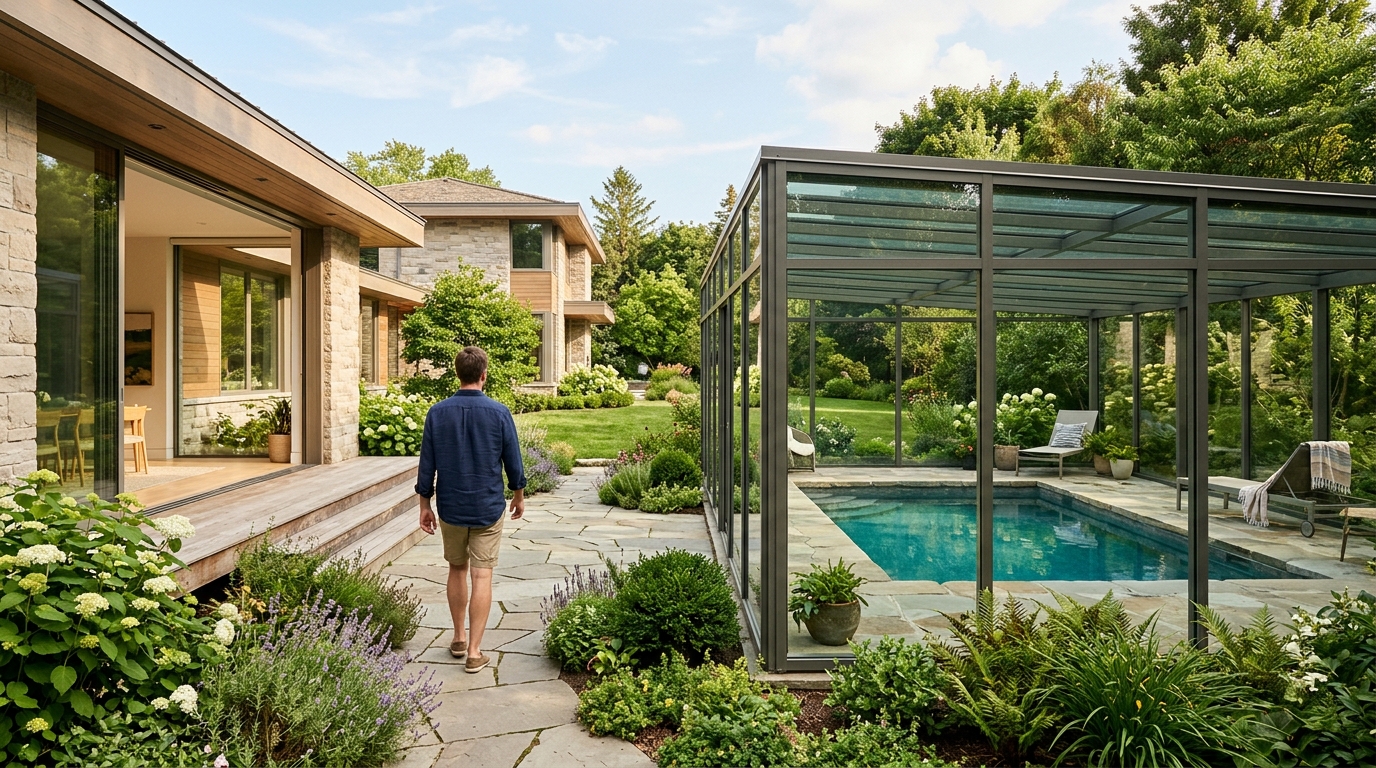 Designing Your Dream Pool Space: How Enclosures Integrate with Garden and Home Layout