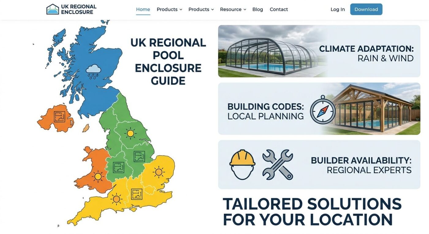 UK Regional Guide: Choosing a Pool Enclosure System Tailored to Your Local Climate and Building Codes